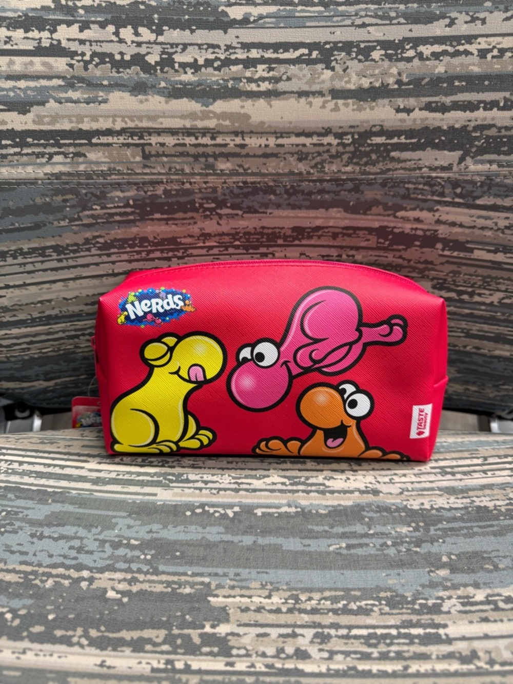 Pink Nerds Cartoon Cosmetic Pouch